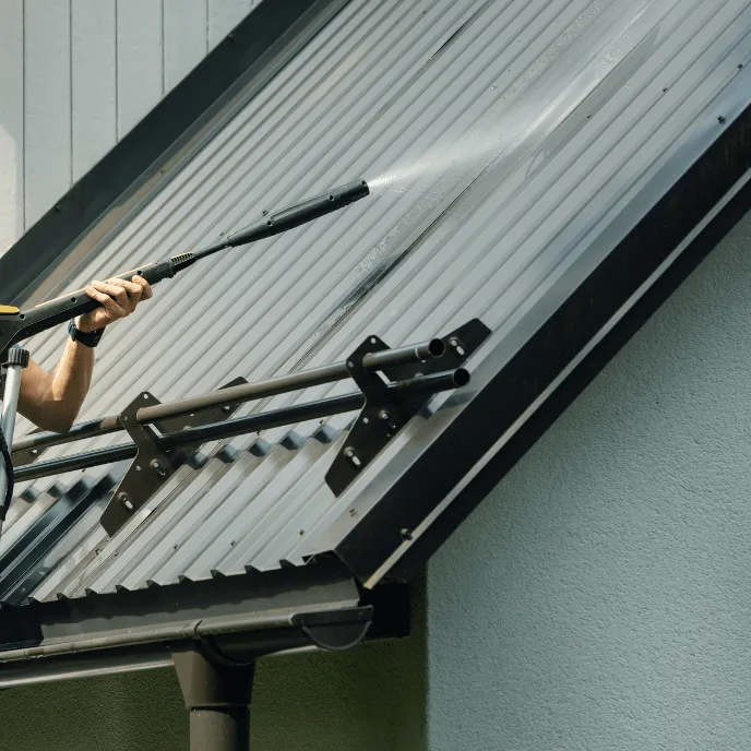 nettoyage toiture haute pression à la crau