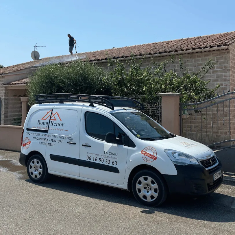 Rénovation de toiture à Rocbaron